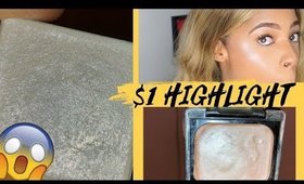 diy $1 highlighter better than fenty & becca hehehehe