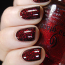 Layering: W7 – 28 Black, OPI – Stay the Night & China Glaze – Ruby Pumps by honeymunchkin.com