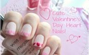 Cute Valentine's Day Heart Nails ♥