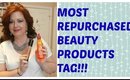 MOST REPURCHASED BEAUTY PRODUCTS TAG