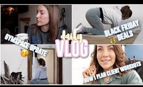 VLOG 📸| PAINTING GYMSPACE 🎨 | HOW I PLAN CLIENT PROGRAMMES 🗒| BLACK FRIDAY DEALS 💰