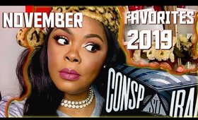 MY NOVEMBER BEAUTY & MAKEUP  FAVORITES FOR 2019 | CHRISSY GLAMM |VLOGMAS DAY 3