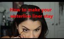 How to Make Your Waterline Liner Stay