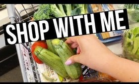 SHOP WITH ME: HEALTHY FOOD GROCERY HAUL ON A BUDGET + WHAT I EAT IN A DAY | SCCASTANEDA