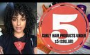 5 CURLY HAIR PRODUCTS UNDER $5 (COLLAB)