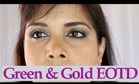 Easy Green & Gold Halo Eye Makeup Look With Tammi X Revolution Palette