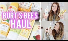 Burt's Bees Haul (natural skin + body products) | vlogwithkendra