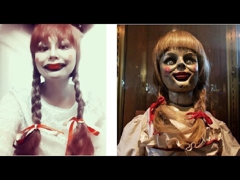 The Conjuring Annabelle The doll Halloween 2013 ╱『厲陰宅』安娜貝爾娃娃仿妝 ...