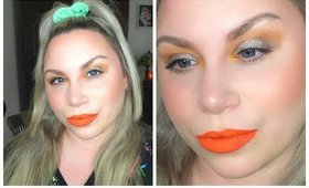 Makeup In Real Time I Love Matte Orange Lips