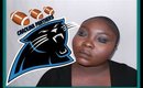 Panthers Inspired Makeup Look| SuperBowl 50| BisolaSpice