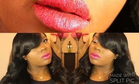HOLIDAY GLITTER RED LIPS TUTORIAL I REQUESTED!!  I ROYALDBEAUTY'TV