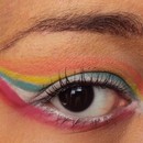 Rainbow Lolipop Inspired Look . 