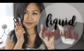 Drugstore Liquid Lipsticks - Swatches and Review