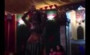 The girl that dances in a restaurant.