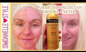 Neutrogena Micro Mist Sunless Tan Before and After