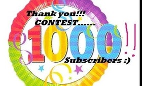 ENDED 1000 Subscribers Huge Giveaway Contest! (MAC Sephora & More!)