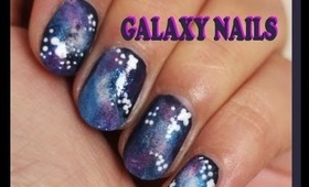 Easy Galaxy Nail Design