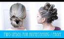 TWO UPDOS PERFECT FOR HOMECOMING & PROM!!