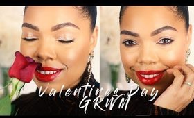 VALENTINES DAY GRWM + OUTFIT IDEAS 2019 | Karina Waldron