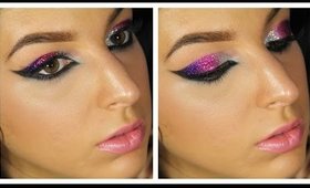 Colorful Glitter New Years Makeup Tutorial ♥