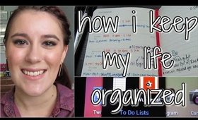 How I Keep My Life Organized [Moleskine Weekly Planner, Wunderlist, & more!]