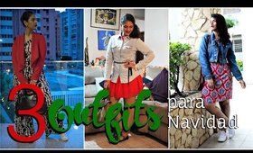 3 Outfits para Navidad ♡ Zaha Cassis