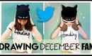🎄DRAWING my FAN! // DECEMBER || Twitter Contest #Debbydrawsme