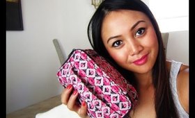 Whats in my travel makeup bag!