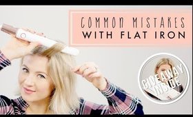Common Mistakes With A Flat Iron | Milabu