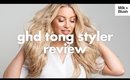 GHD Curve Classic Tong Review And Textured Waves Tutorial | Milk + Blush Hair Extensions