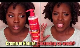 Creme of Nature: cleansing co-wash │My thoughts!