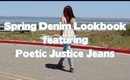 Spring Denim Lookbook featuring Poetic Justice Jeans