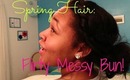 Flirty Messy Bun| Spring Hair Tutorial