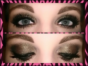 This was my makeup for NYE. What do ya'll think?? :)