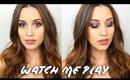 Warm Purple Fall Makeup - Watch Me Play Series