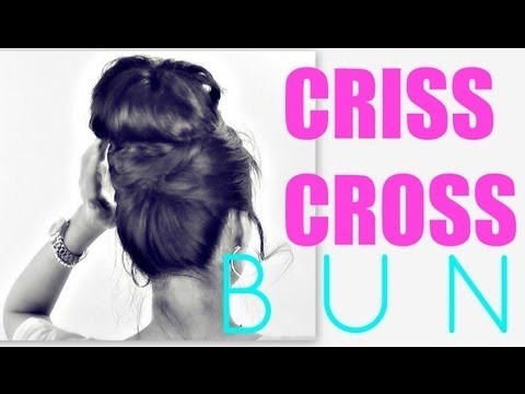 Easy Bun Hairstyles Criss Cross Updos For Medium Long