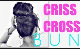 ★ EASY BUN HAIRSTYLES | CRISS CROSS UPDOS FOR MEDIUM LONG HAIR TUTORIAL | SCHOOL, PROM, WEDDING STYLES