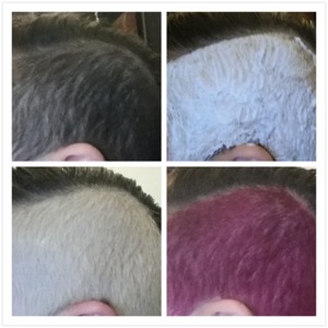@tamarahmua pink hair shaved head