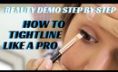 HOW TO TIGHTLINE LIKE A PRO - EYELINER TIPS AND TRICKS- karma33
