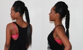 Long Fishtail Braid with Hair Extensions