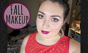 Fall Makeup Tutorial | Apricot Eyes & Bold Berry Lips