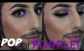 POP of Purple Smokeye + Nude Lips | Jaclyn Hill Favorites Palette!