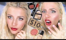 Full Face of Nothing Over $10 Holiday Makeup
