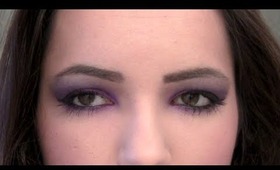 Makeup Tutorial: Purple cut crease