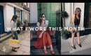 WHAT I WORE THIS MONTH | Lily Pebbles