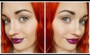 GRWM | Purple Lips+Messy Curls | Briarrose91