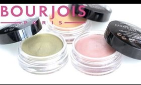 Bourjois Color Edition 24H Cream to Powder Eyeshadow Swatches