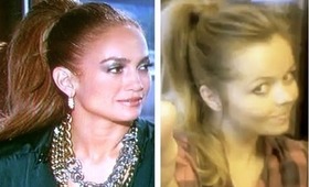 High Ponytail - Jennifer Lopez hair from American Idol I Naturesknockout.com