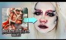 ATTACK ON TITAN Inspired Halloween Makeup Tutorial [進撃の巨人] コスプレメイク