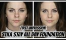 First Impression: Stila Stay All Day Foundation | Kate Lindsay